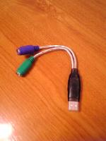 USB‐PS2変換ケーブル